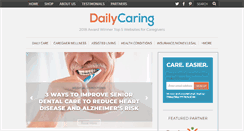 Desktop Screenshot of dailycaring.com
